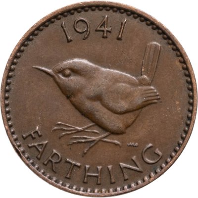 купить Великобритания 1 фартинг 1941