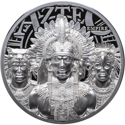 купить Острова Кука 5 долларов 2025 "Империя ацтеков", в футляре с сертификатом