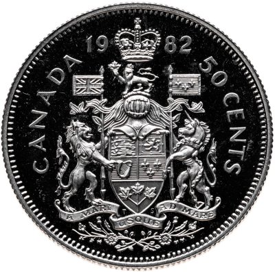 купить Канада 50 центов 1982