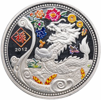 купить Конго 240 франков 2012 "Китайский гороскоп - год дракона"