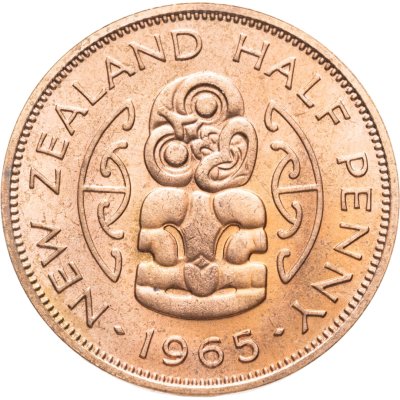 купить Новая Зеландия 1/2 пенни (penny) 1965