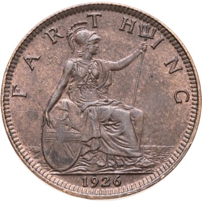 купить Великобритания 1 фартинг (farthing) 1926