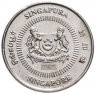 Купить Сингапур 10 центов (cents) 1992-2012 (низкий щит)