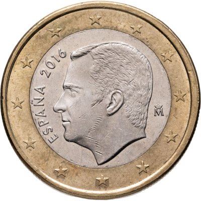 купить Испания 1 евро (euro) 2016