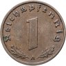 Купить Германия, Третий рейх 1 рейхспфенниг (reichspfennig) 1939 "А"