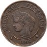 Купить Франция 2 сантима (centimes) 1895