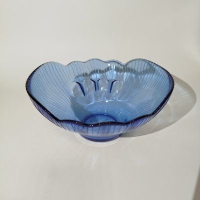 купить Салатник синего цвета, стекло, СССР, 1970-1990 гг.