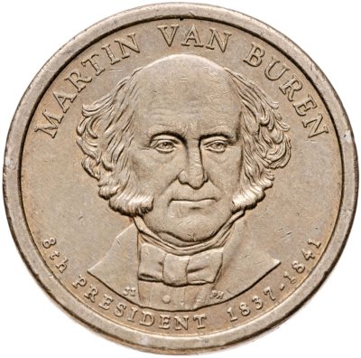 купить США 1 доллар 2008 D "8-ой Президент США - Мартин Ван Бюрен"