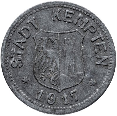 купить Германия "Кемптен" нотгельд 50 пфеннигов 1917