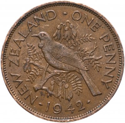 купить Новая Зеландия 1 пенни (penny) 1942