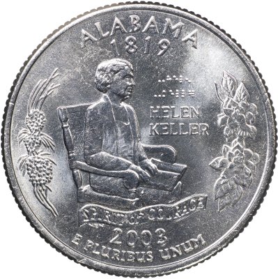 купить США 25 центов [Квотер] 2003 D [KM#344] "Алабама"