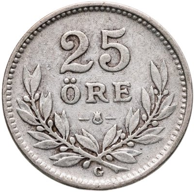 купить Швеция 25 эре (ore) 1937