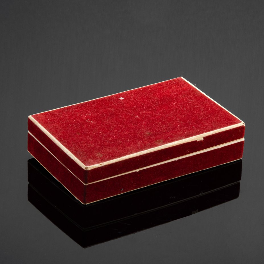 Набор кофейных ложек с витыми ручками на 6 персон в кофре, мНЦ (медь ...