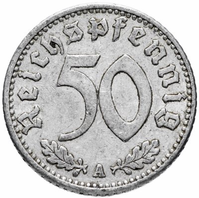 купить Нацистская Германия (Третий рейх) 50 рейхспфеннигов 1939-1944 случайный год