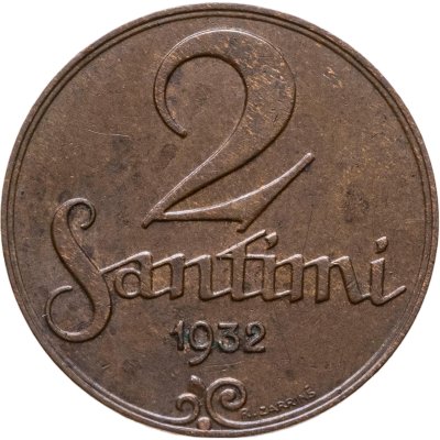 купить Латвия 2 сантима (santimi) 1932