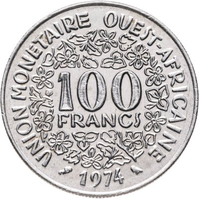 купить Западная Африка (BCEAO) 100 франков (francs) 1974