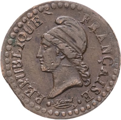 купить Франция 1 сантим (centime) 1798-1799, 7 год республиканского календаря