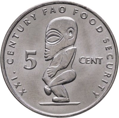 купить Острова Кука 5 центов (cent) 2000 FAO (ФАО)