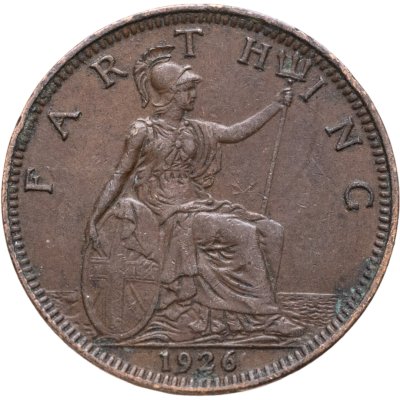 купить Великобритания 1 фартинг (farthing) 1926