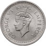 Купить Индия (Британская) 1 рупия (rupee) 1945  L знак монетного двора: "L" - Лахор