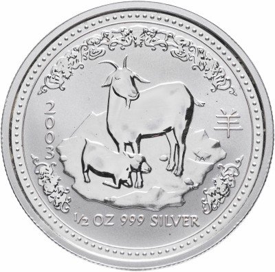 купить Австралия 50 центов 2003 " Год козы"