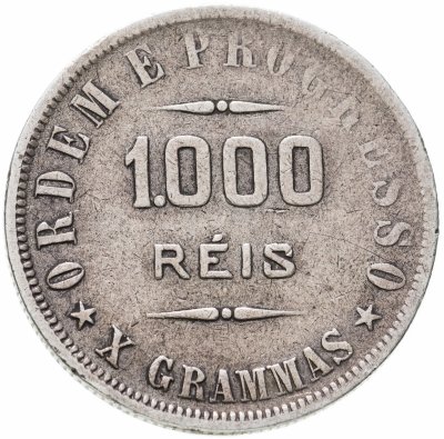 купить Бразилия 1000 рейс (reis) 1906