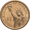 Купить США 1 доллар 2015 (D) "34-й президент США - Дуайт Эйзенхауэр", знак монетного двора: "D" - Денвер