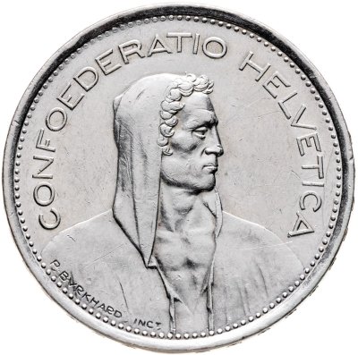 купить Швейцария 5 франков 1967