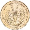 Купить Западная Африка (BCEAO) 5 франков (francs) 1967