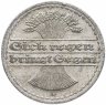 Купить Германия (Веймарская республика) 50 пфеннигов (pfennig) 1922  A знак монетного двора "A" — Берлин