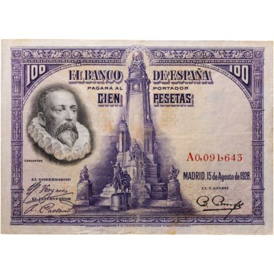 купить Испания 100 песет 1928 (Pick 76)