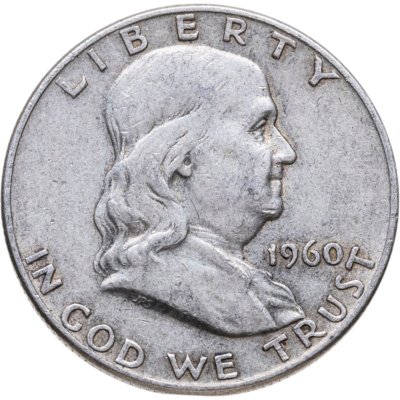 купить США 50 центов (1/2 доллара, half dollar) 1960 "Franklin Half Dollar"