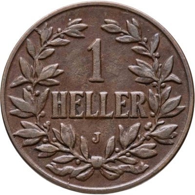 купить Германская Восточная Африка 1 геллер (heller) 1908
