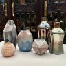 Купить Ваза интерьерная в форме бутылки, стекло, люстр, Российская Федерация, 2025 г.