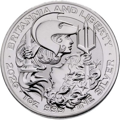купить Великобритания 2 фунта (pounds) 2026 "Британия и свобода"