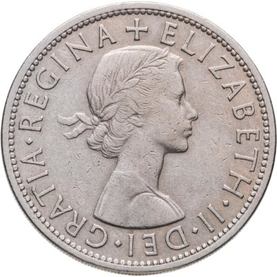 купить Великобритания 1/2 кроны (crown) 1957