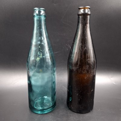 купить Набор из двух пивных бутылок, стекло, СССР, 1920-1950 гг.