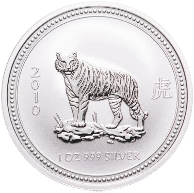 купить Австралия 1 доллар 2007 "Восточный календарь. Год Тигра 2010"