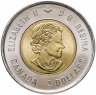 Купить Канада 2 доллара (dollar) 2020 "100 лет со дня рождения Билла Рида"
