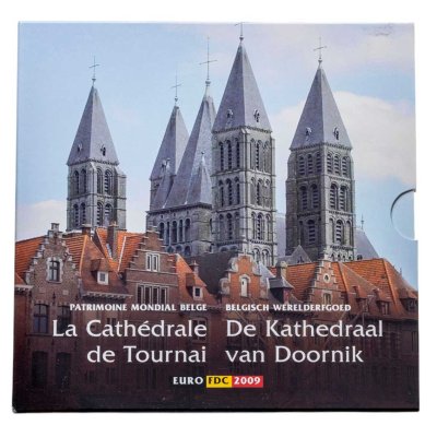 купить Бельгия годовой набор евро 2009 (8 монет + жетон в буклете)