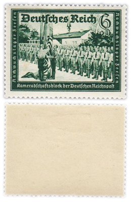 купить Германия, Третий Рейх 6+9 рейхспфеннигов 1941 "Немецкое почтовое сообщение выпуск 1941"