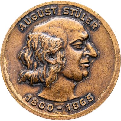 купить Германия медаль "Август Штюлер. Потсдам. Дворец Сан-Суси"