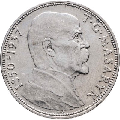 купить Чехословакия 20 крон (korun) 1937 Смерть президента Масарика
