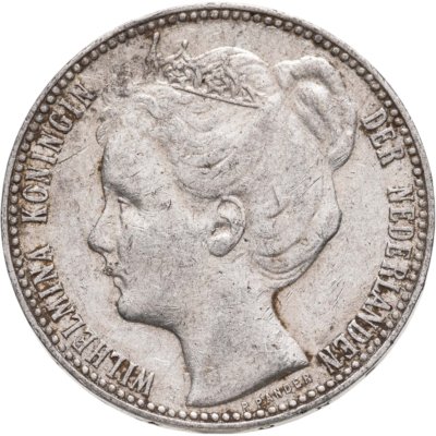 купить Нидерланды 1 гульден (gulden) 1907