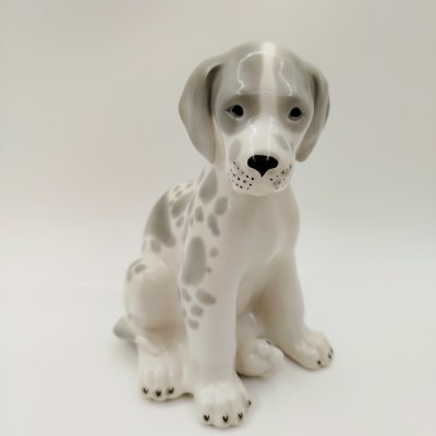 купить Статуэтка "Далматинец" ("Щенок мраморного дога"), фарфор, роспись, Ленинградский фарфоровый завод (ЛФЗ), Российская Федерация, 1991-2005 гг.