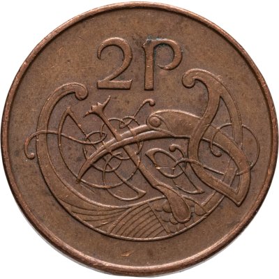 купить Ирландия 2 пенса (pence) 1990