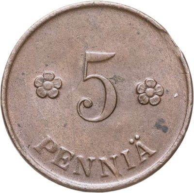 купить Финляндия 5 пенни (pennia) 1920