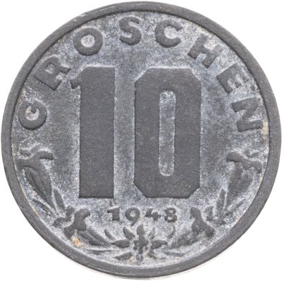 купить Австрия 10 грошей (groschen) 1948
