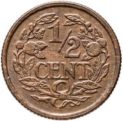 купить Нидерланды 1/2 цента (cent) 1940