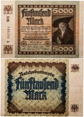 купить Германия 5000 марок 1922